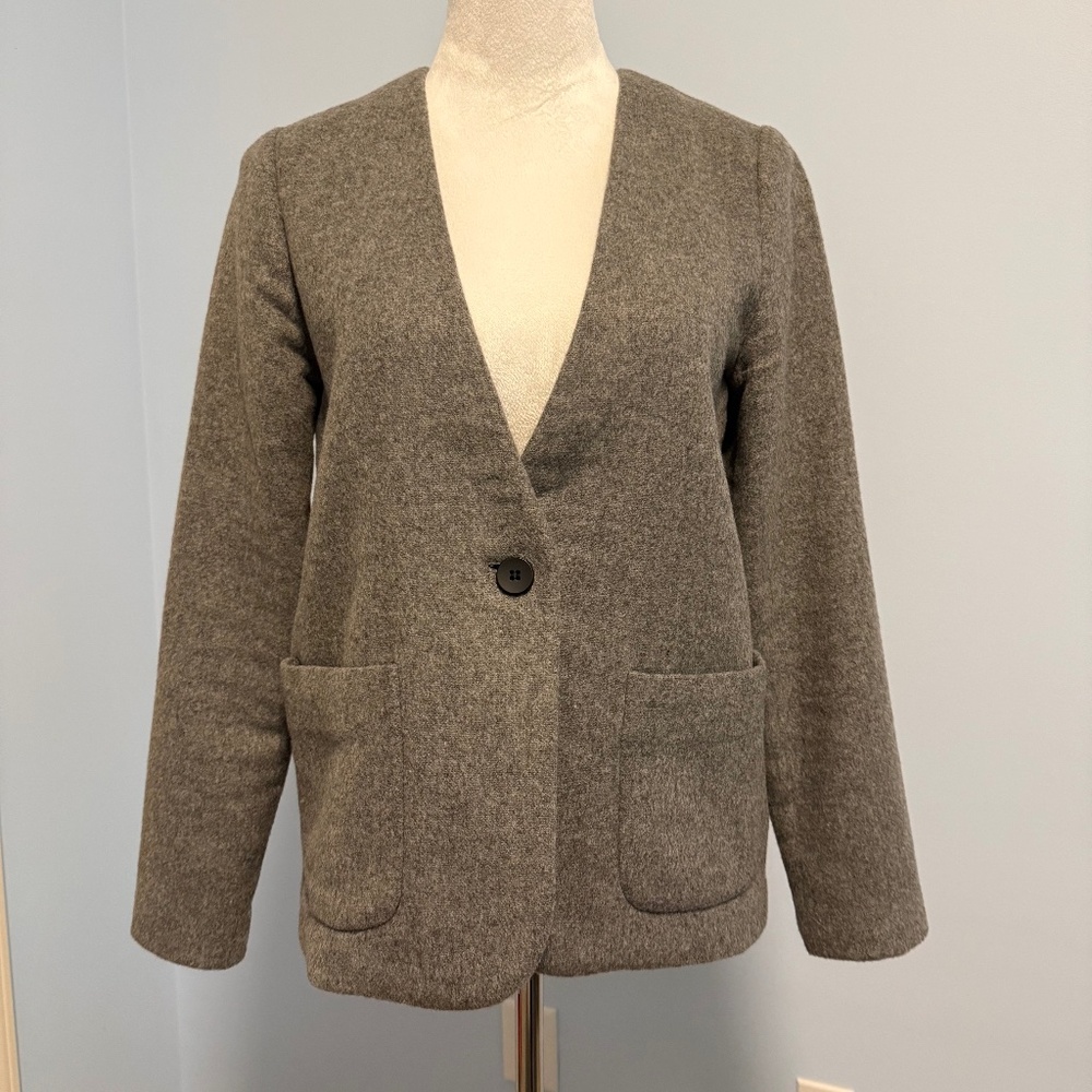 Madewell Women’s Wool Blend Gray Jacket Size XS
